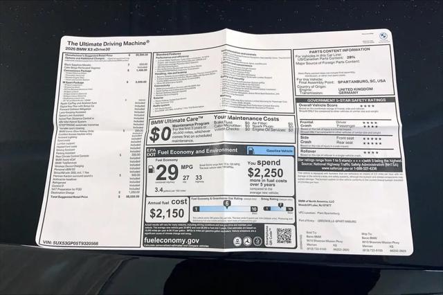 2026 BMW X3 30 xDrive