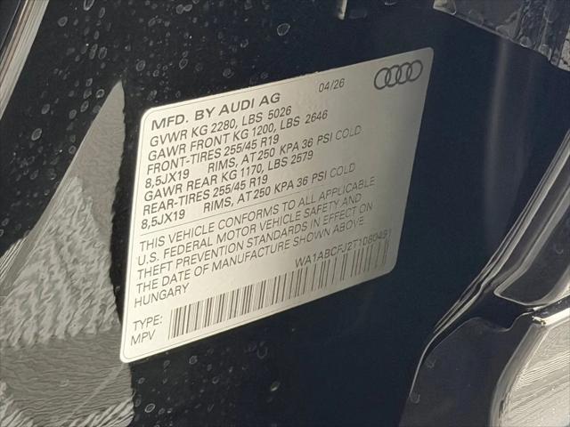 2026 Audi Q3 TFSI quattro S tronic