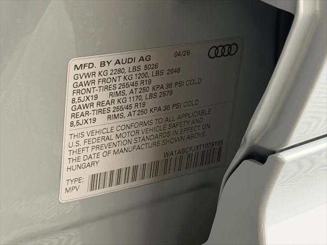 2026 Audi Q3 TFSI quattro S tronic