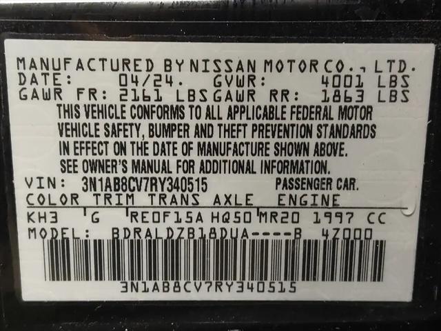 2024 Nissan Sentra SV Xtronic CVT