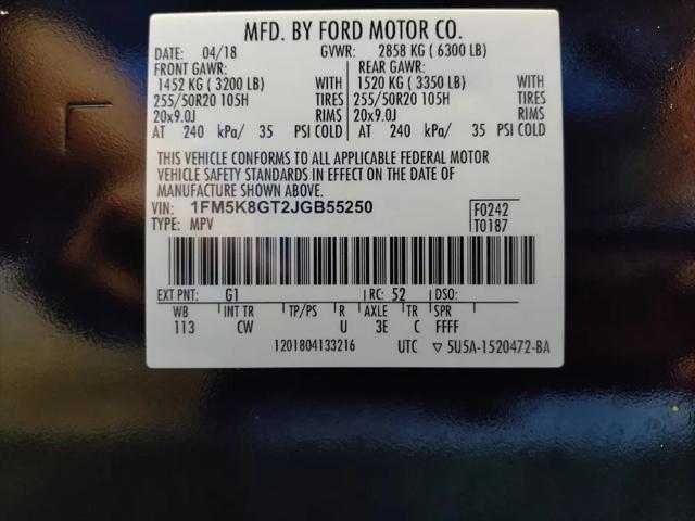 2018 Ford Explorer Sport