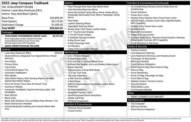 2023 Jeep Compass Trailhawk 4x4