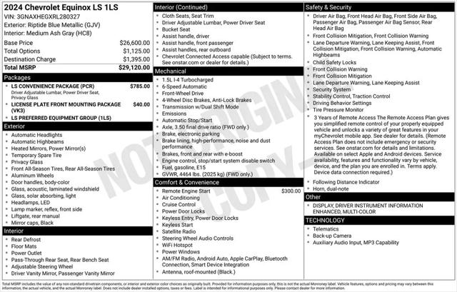 2024 Chevrolet Equinox FWD LS