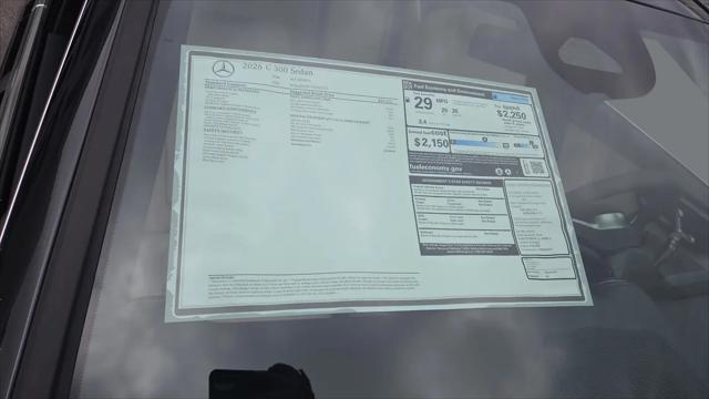 2026 Mercedes-Benz C-CLASS C 300 C 300