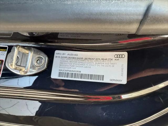 2017 Audi S5 Cabriolet 3.0T (S tronic) (No Longer Available For Ordering)