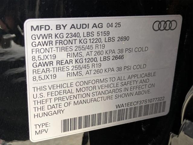 2025 Audi Q3 Premium 45 TFSI S line quattro Tiptronic