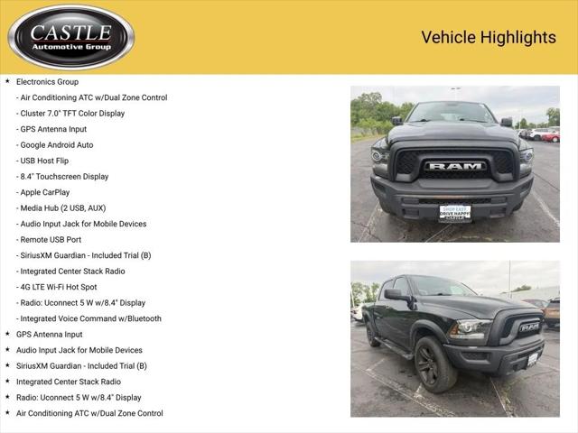 2022 Ram 1500 Classic Warlock Crew Cab 4x4 5'7" Box