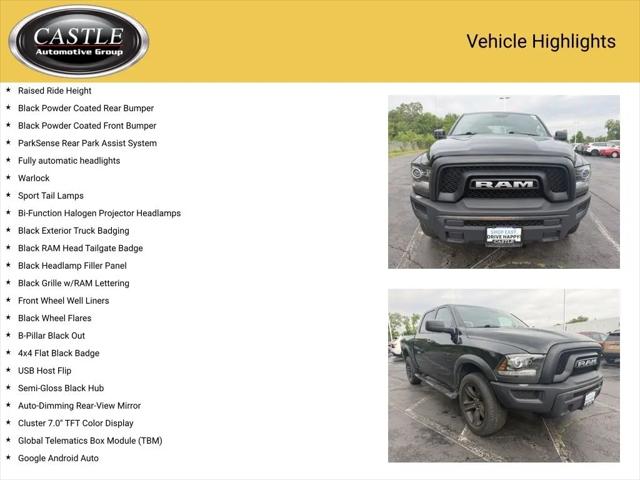 2022 Ram 1500 Classic Warlock Crew Cab 4x4 5'7" Box