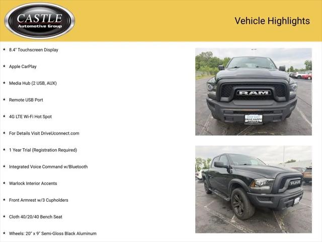 2022 Ram 1500 Classic Warlock Crew Cab 4x4 5'7" Box