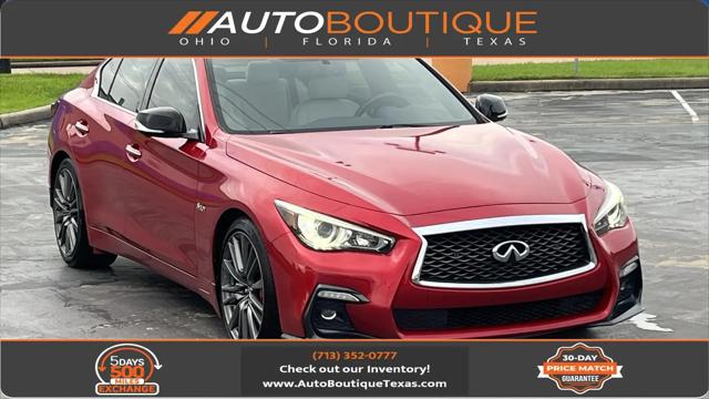 2020 INFINITI Q50 RED SPORT 400 for sale in Alvin, TX