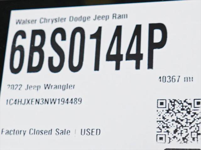 2022 Jeep Wrangler Unlimited Sahara 4x4