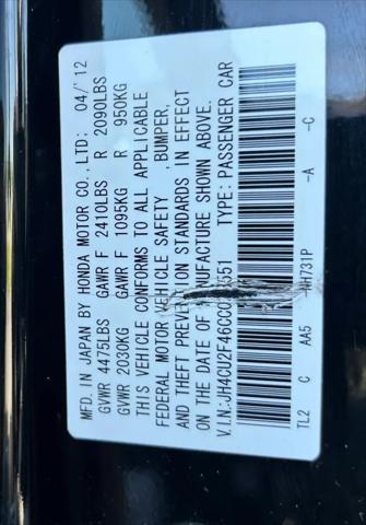 2012 Acura TSX 2.4