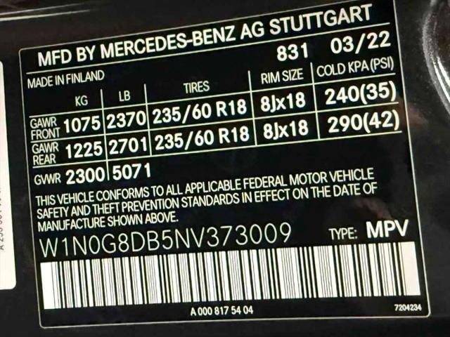 2022 Mercedes-Benz GLC SUV