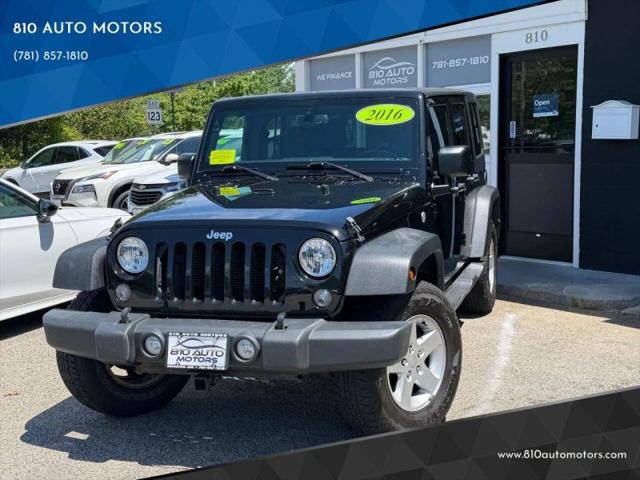 2016 Jeep Wrangler Unlimited Sport for sale in Abington, MA
