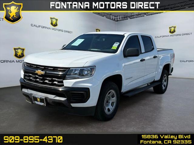 2022 Chevrolet Colorado 2WD Crew Cab Short Box WT for sale in Fontana, CA