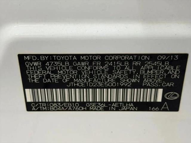 2014 Lexus IS 350 350