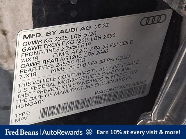 2023 Audi Q3 Premium 45 TFSI S line quattro Tiptronic