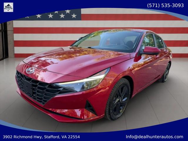 2022 Hyundai Elantra Hybrid Blue