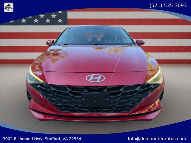 2022 Hyundai Elantra Hybrid Blue