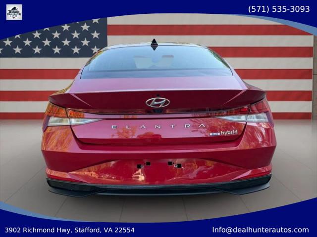 2022 Hyundai Elantra Hybrid Blue