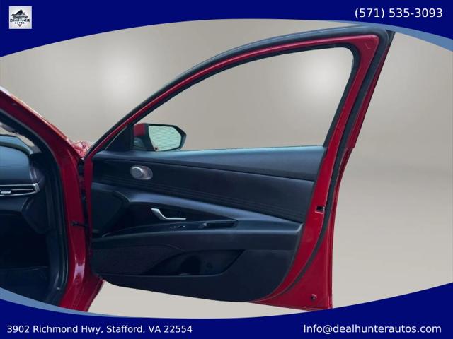 2022 Hyundai Elantra Hybrid Blue