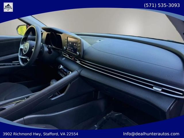 2022 Hyundai Elantra Hybrid Blue