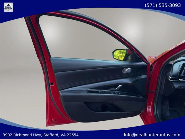 2022 Hyundai Elantra Hybrid Blue