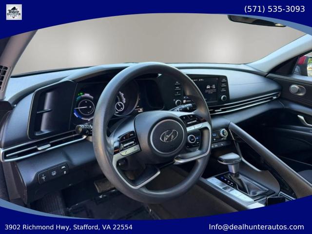 2022 Hyundai Elantra Hybrid Blue