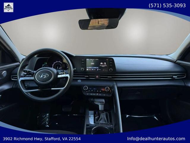 2022 Hyundai Elantra Hybrid Blue