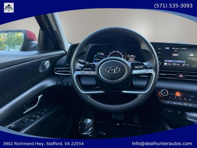 2022 Hyundai Elantra Hybrid Blue