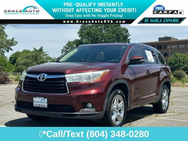 2015 Toyota Highlander Limited V6 for sale in Richmond, VA