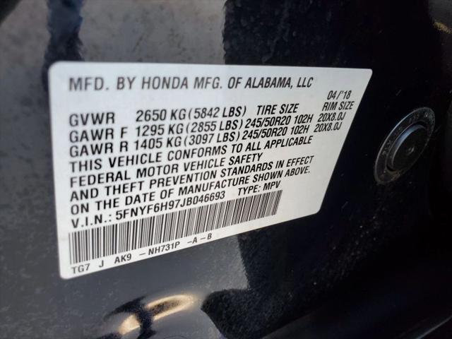 2018 Honda Pilot Touring