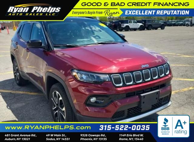 2022 Jeep Compass Limited 4x4 for sale in Auburn, NY