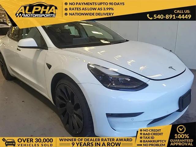 2022 Tesla Model 3 Performance Dual Motor All-Wheel Drive for sale in Manassas, VA