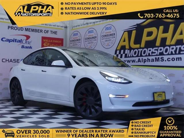 2022 Tesla Model 3 Performance Dual Motor All-Wheel Drive for sale in Manassas, VA