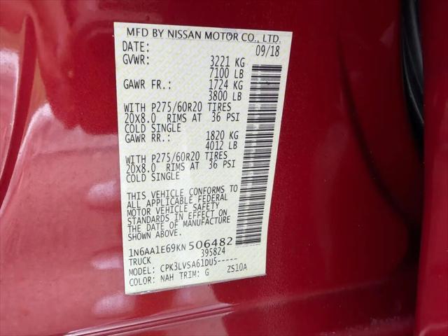 2019 Nissan Titan SL