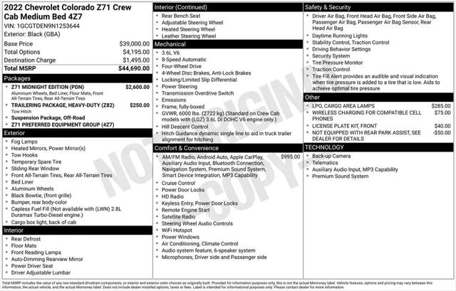 2022 Chevrolet Colorado 4WD Crew Cab Short Box Z71 for sale in McKinney, TX