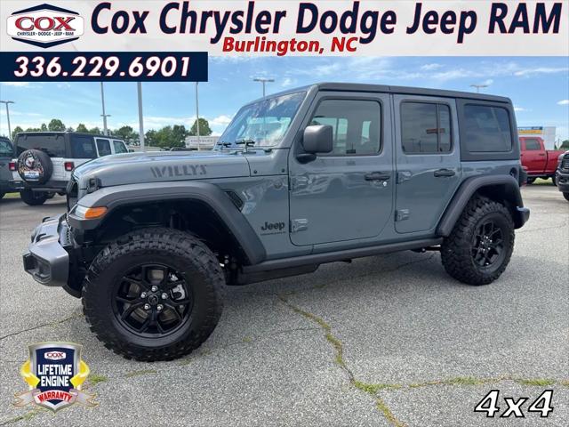2026 Jeep Wrangler 4-Door Willys 4x4 for sale in Burlington, NC