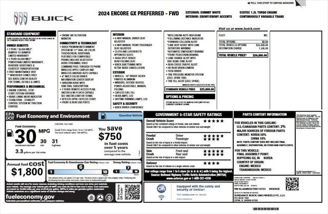 Used 2024 Buick Encore GX Preferred FWD For Sale in Toledo, OH
