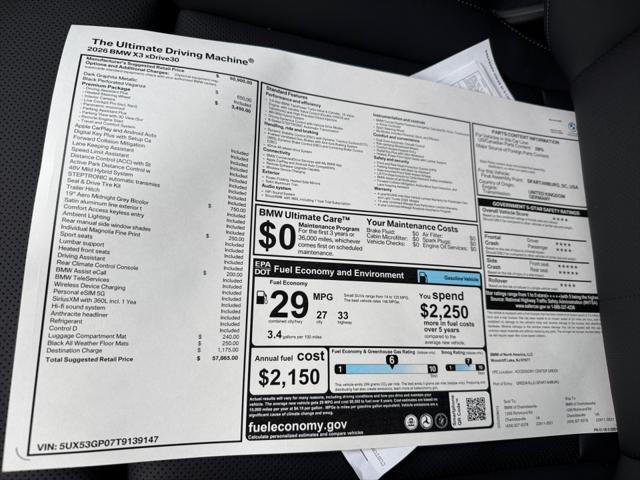 2026 BMW X3 30 xDrive
