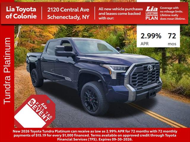 2026 Toyota Tundra Platinum CrewMax 5.5 Bed for sale in Schenectady, NY