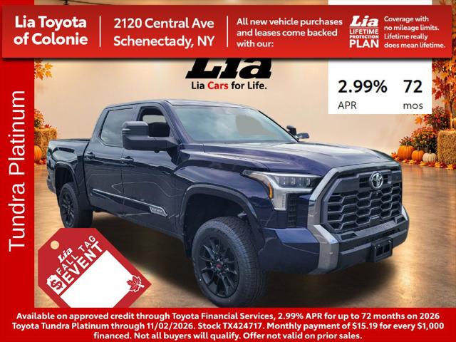 2026 Toyota Tundra Platinum CrewMax 5.5 Bed for sale in Schenectady, NY