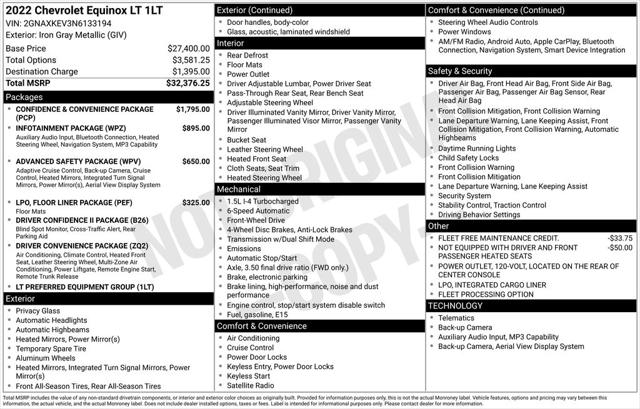 2022 Chevrolet Equinox FWD LT