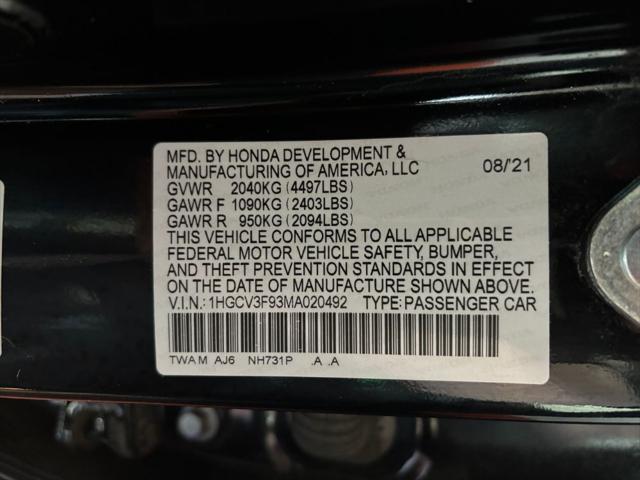 2021 Honda Accord Hybrid Touring