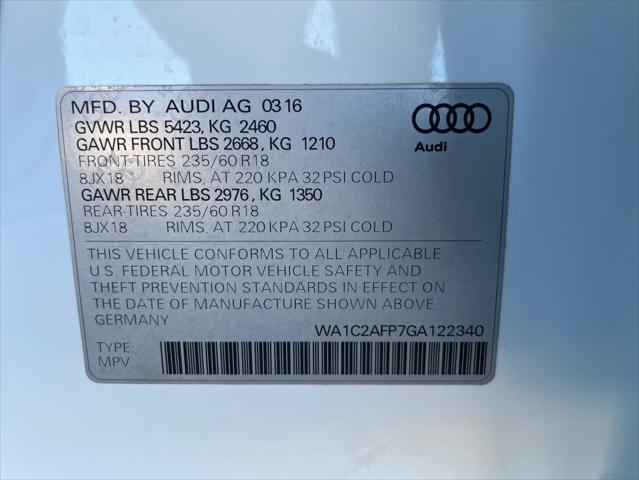 2016 Audi Q5 2.0T Premium