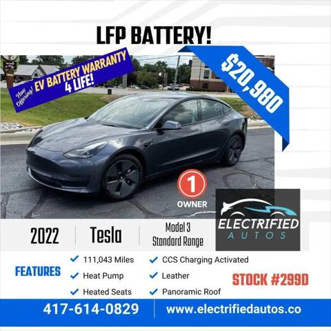 2022 Tesla Model 3 Rear-Wheel Drive for sale in Joplin, MO