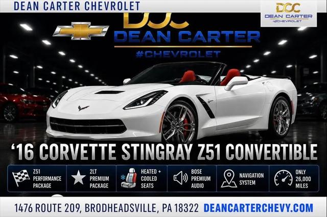 2016 Chevrolet Corvette Stingray Z51 for sale in Brodheadsville, PA
