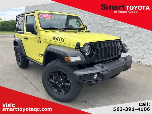 2023 Jeep Wrangler 2-Door Willys 4x4 for sale in Davenport, IA
