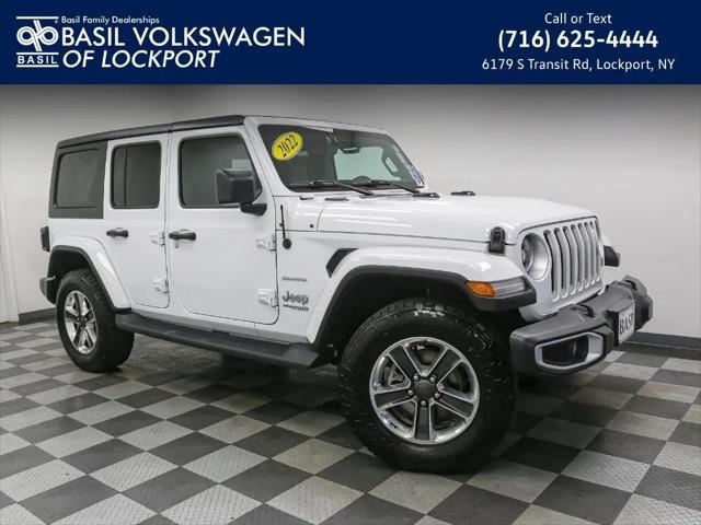2022 Jeep Wrangler Unlimited Sahara 4x4 for sale in Lockport, NY