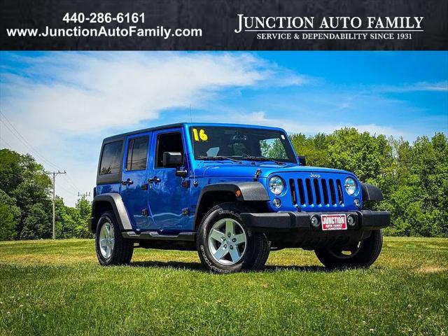2016 Jeep Wrangler Unlimited Sport for sale in Chardon, OH